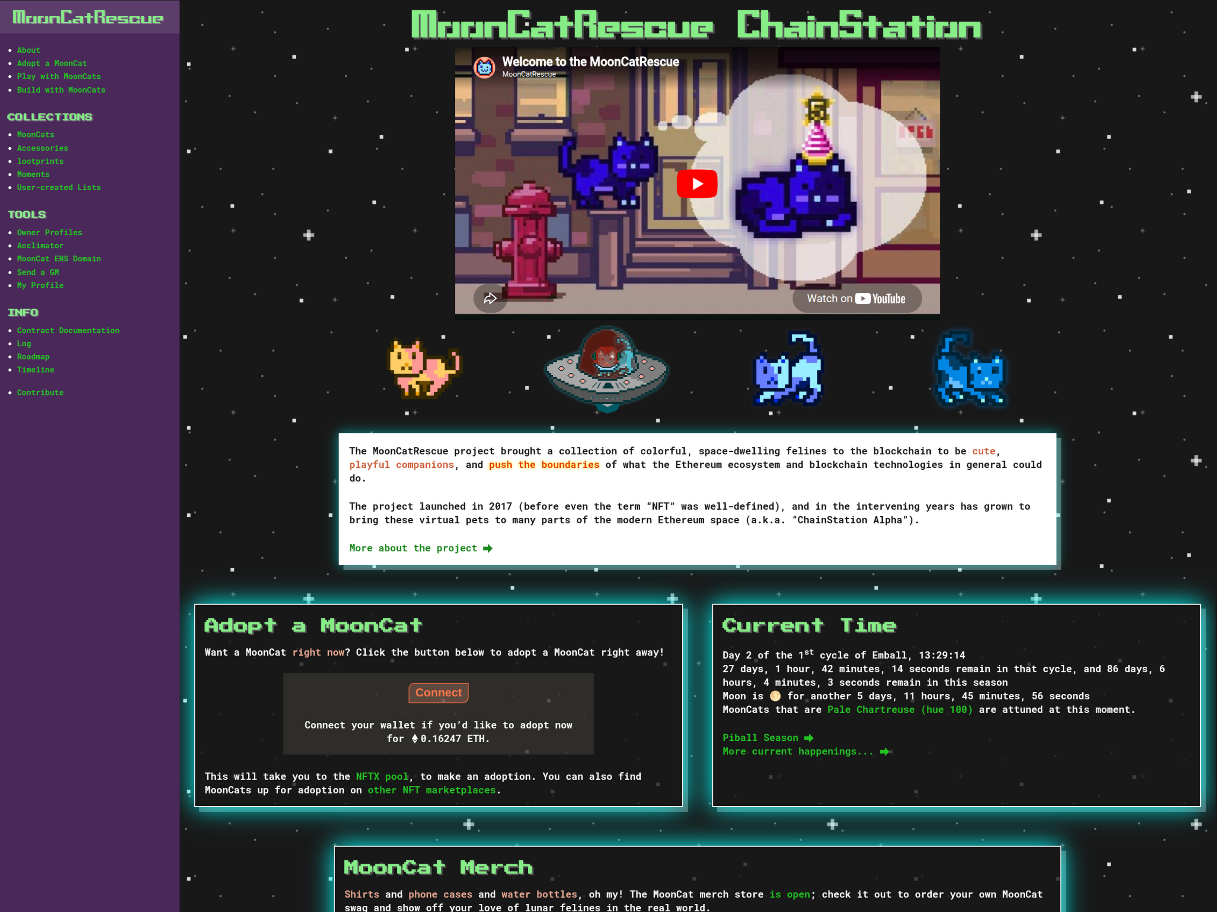 Screenshot of the MoonCat naming UI
